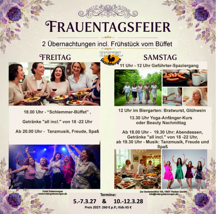 Plakat Frauentagsfeier