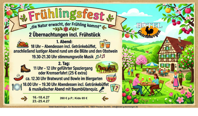 Plakat Frühlingsfest 2027
